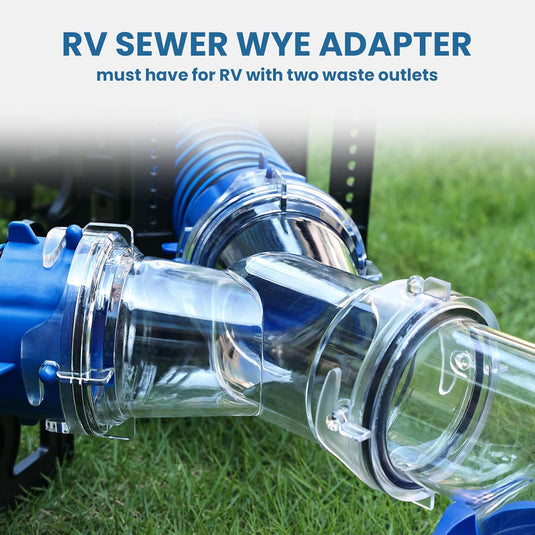 RV Sewer Hose Connector - Y Adapter