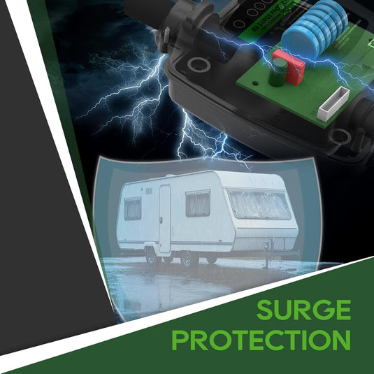 RV Adapter Cord with Surge & Overload Protection