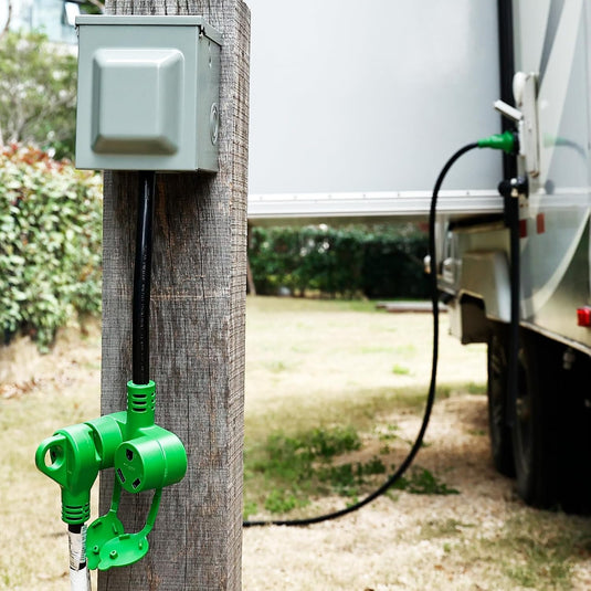 RV Splitter Adapter - 50 Amp to 30 Amp