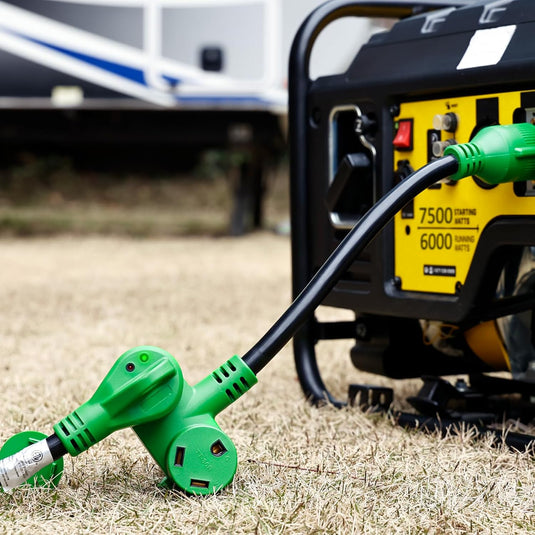 4 Prong RV Splitter Adapter - 30 Amp to 30 Amp