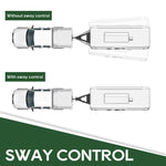 RVGUARD Adjustable Sway Control Kit Right Handed for Trailer, Master The Road with Confidence for Safer and Smoother Towing Experiences