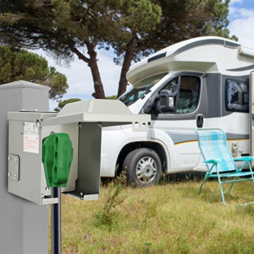 RV/EV Power Outlet Box 50 Amp 125/250 Volt - RVGUARD