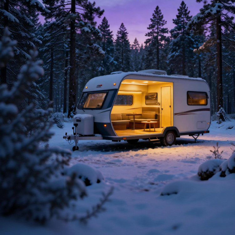 Cold Weather RV Camping Guide : Solving Heat Loss, Drafts & Condensation