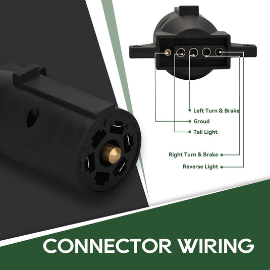 12 Volt Trailer Plug Adapter 7 Pin to 5 Pin - RVGUARD