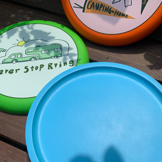 RV-themed frisbee
