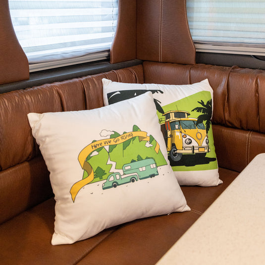 Cozy RV throw pillow