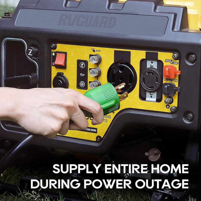 Load image into Gallery viewer, 4 Prong Generator Extension Cord 30 Amp 10 Foot - Supply entire home
