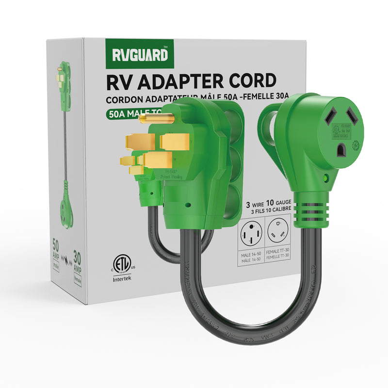 Load image into Gallery viewer, 50 Amp to 30 Amp Adapter Cord
