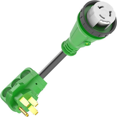 50 Amp to 50 Amp RV Adapter Cord with Lock