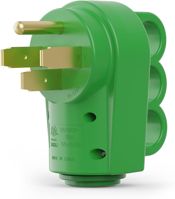 Load image into Gallery viewer, RV Replacement Male Plug 125/250V 50 Amp
