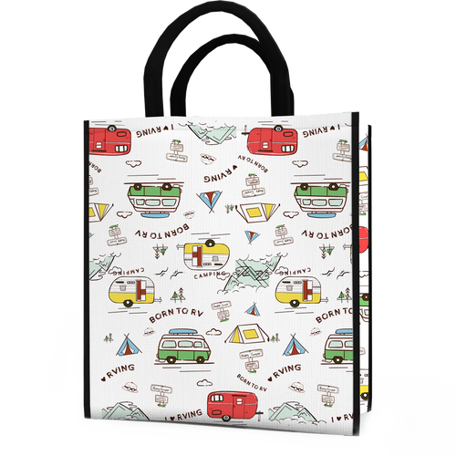 Born to RV Canvas Tote Bag