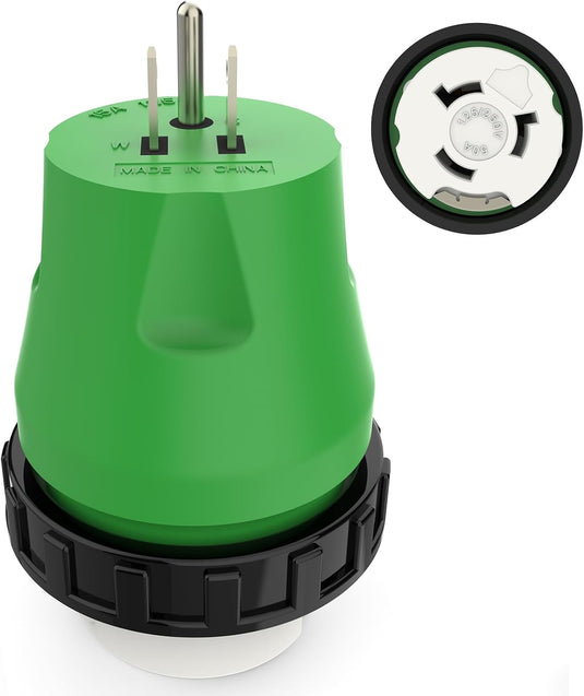 15 Amp to 50 Amp RV Adapter Plug - 5-15P to SS2-50R