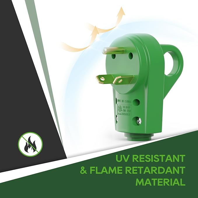 Load image into Gallery viewer, RV Replacement Male Plug 125V 30 Amp
