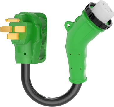 135° 50A to 50A RV Plug Adapter with Locking Connector