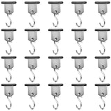 RVGUARD RV Awning Light Holder, 20 Pack, Clips Easily Slide into RV Awning Roller Bar Channel, Each Hook can Support 15 lbs