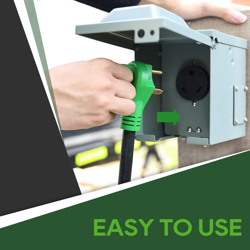 Load image into Gallery viewer, 30 Amp to 30 Amp RV Y Adapter - TT-30P to Dual TT-30R
