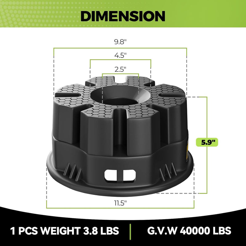 Chargez l'image dans la visionneuse de la galerie, 6" RV Leveling Blocks with Stackable Design
