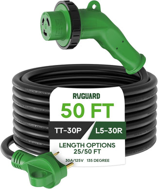 RV Extension Cord 30A with 135° Handle