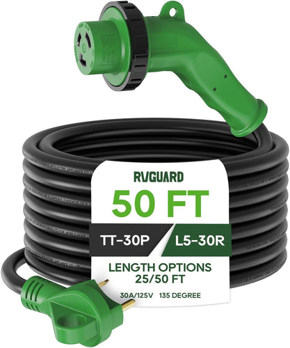 RV Extension Cord 30A with 135° Handle