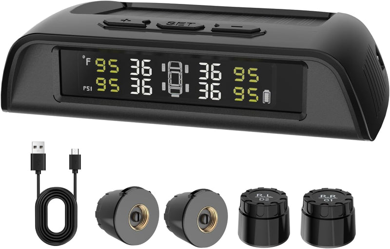 Load image into Gallery viewer, RV Tire Pressure Monitoring System with Solar Charge
