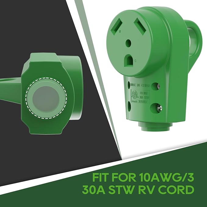 Load image into Gallery viewer, RV Replacement Female Plug 125V 30 Amp
