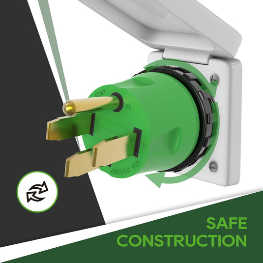 50 Amp to 30 Amp RV Adapter Plug - 14-50P to L5-30R
