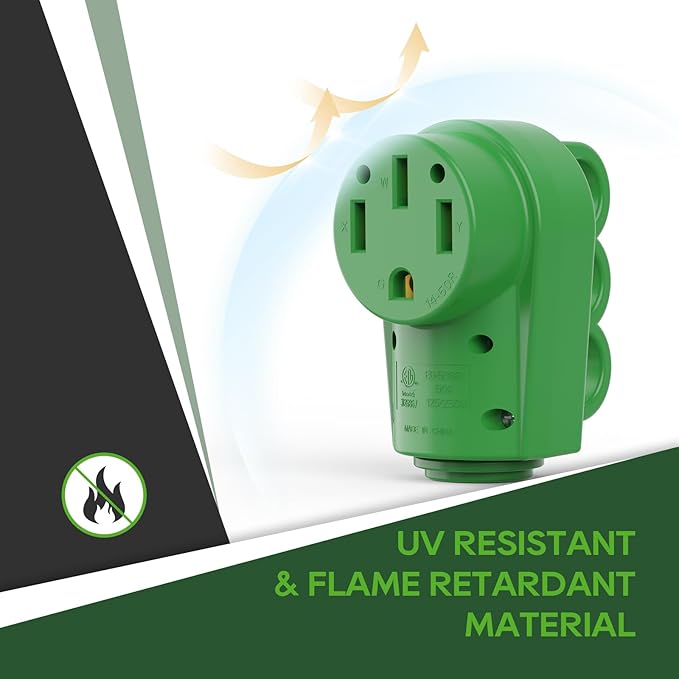 Load image into Gallery viewer, RV Replacement Female Plug 125/250V 50 Amp
