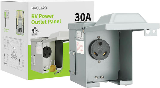 125 Volt 30 Amp  RV Outlet Box - TT-30R