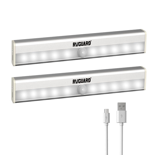 RVGUARD Motion RV Step Lights Outdoor | USB Rechargeable Exterior LEDs