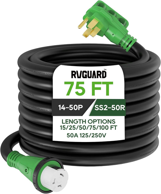 50 Amp RV Extension Cord with Locking Connector