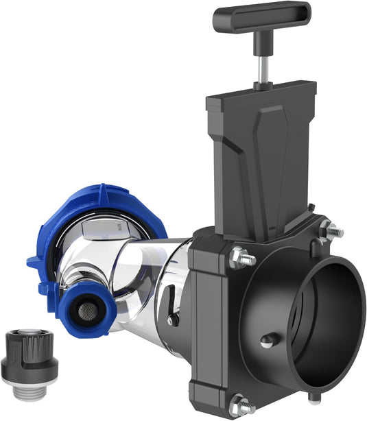 RV Tank Rinser with Gate Valve, Black Tank Flush Kit