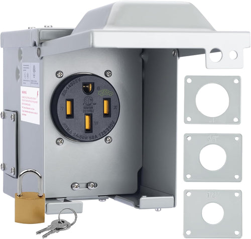 50 Amp RV Outlet Box EV Charger