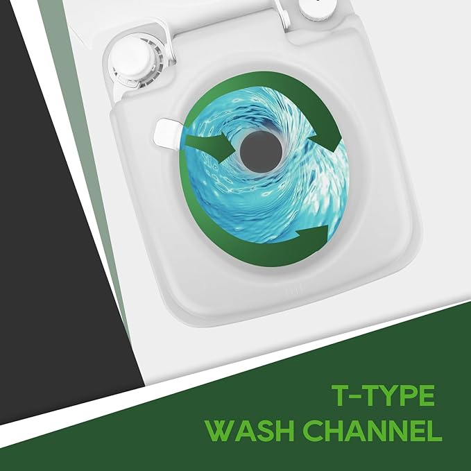 Load image into Gallery viewer, Portable Camp Toilet 5.3 Gallon with Carry Bag and Wash Sprayer
