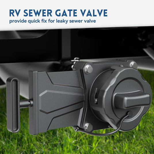 RV Waste Water Valve with Adapter