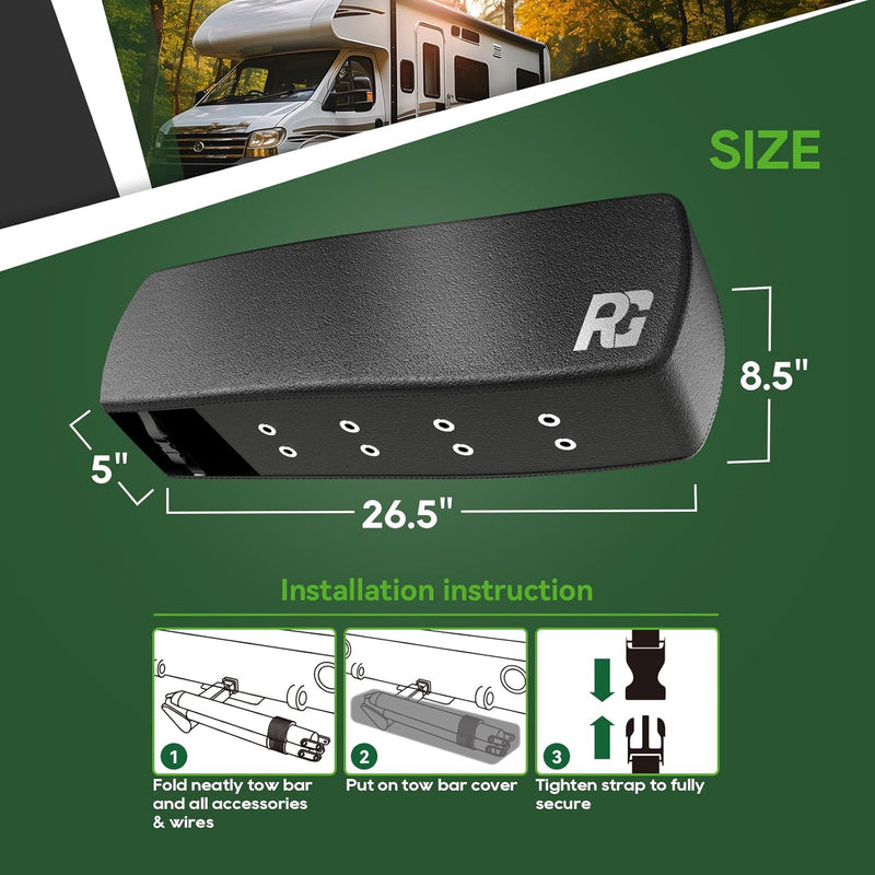 Load image into Gallery viewer, RV Tow Bar Cover
