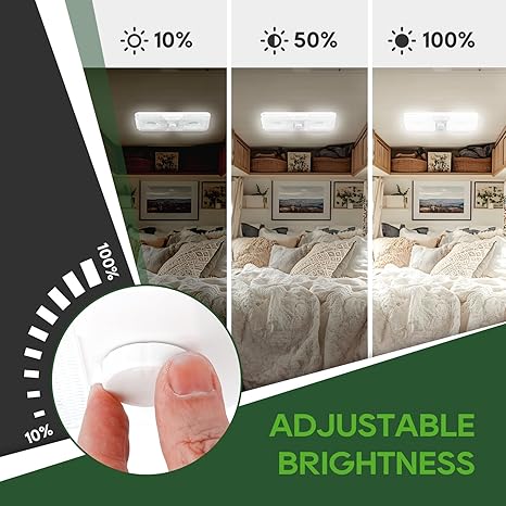 RV 12V LED Ceiling Double Dome Light