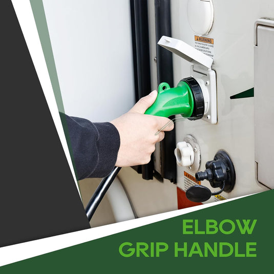 135° 15A to 30A RV Plug Adapter with Locking Connector