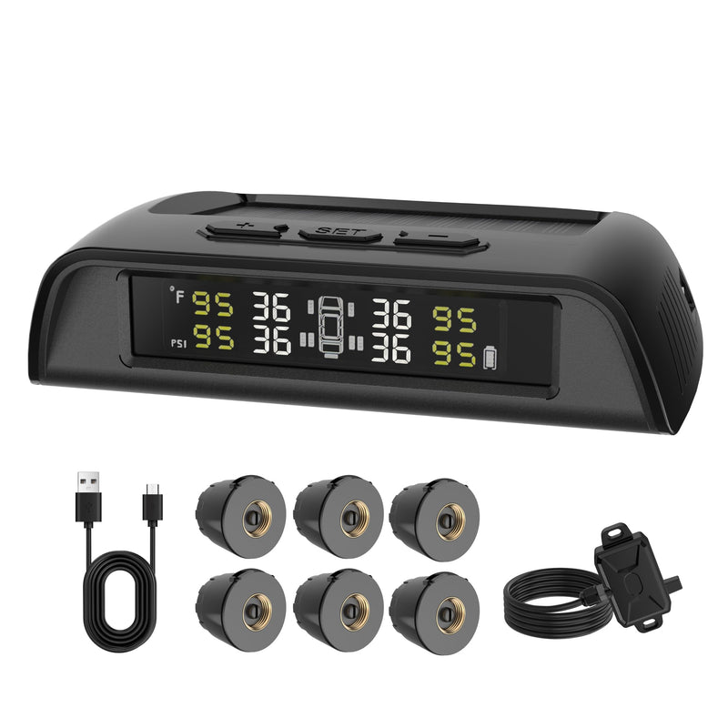 Load image into Gallery viewer, RV Tire Pressure Monitoring System with Solar Charge
