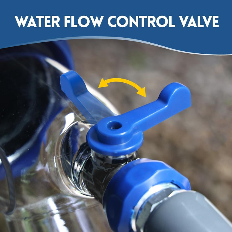 Load image into Gallery viewer, RV Tank Rinser with Gate Valve, Black Tank Flush Kit
