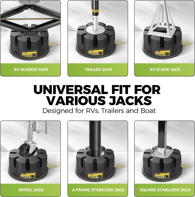 Chargez l'image dans la visionneuse de la galerie, 6" RV Leveling Blocks with Stackable Design
