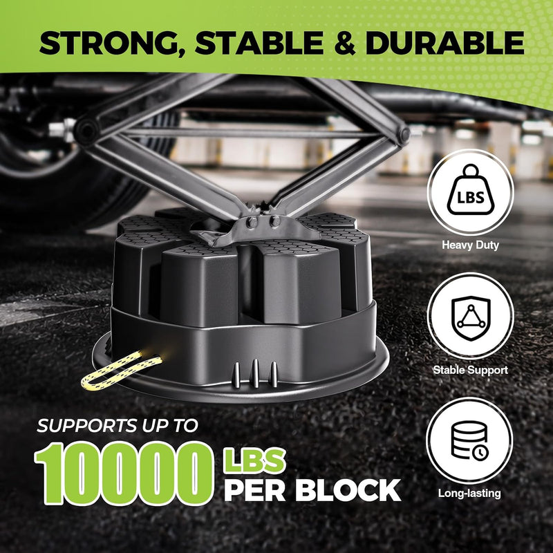 Chargez l'image dans la visionneuse de la galerie, 6" RV Leveling Blocks with Stackable Design
