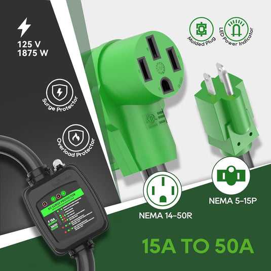 Câble adaptateur pour VR avec protection contre les surtensions et les surcharges 