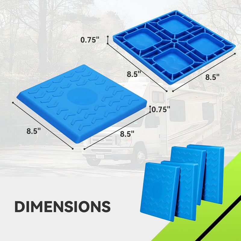 Chargez l'image dans la visionneuse de la galerie, RV Leveling Block Top Covers - 4-Pack
