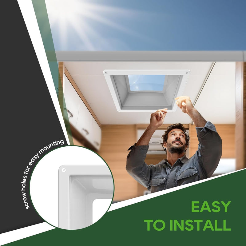 Skylight Inside Rv RVGUARD RV Skylight Inner Dome Replacement | Universal Fit, UV ...