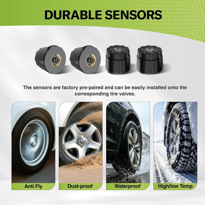 Load image into Gallery viewer, RV Tire Pressure Monitoring System with Solar Charge
