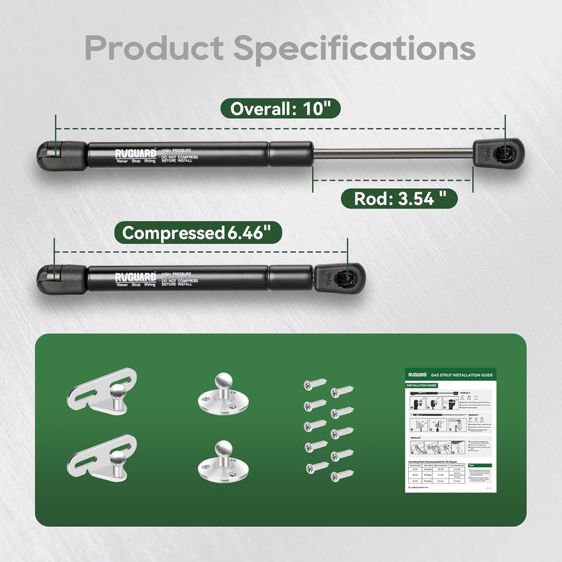 Load image into Gallery viewer, RV Gas Struts - Heavy Duty Lift Support 10inch 10lbs
