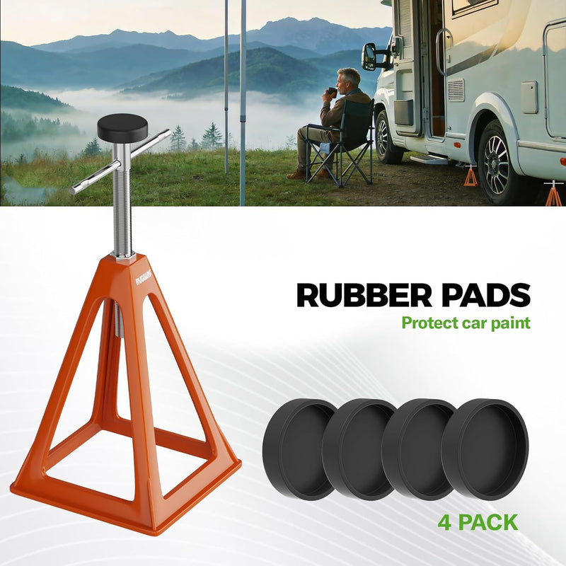 Load image into Gallery viewer, 7500 Lbs Aluminum RV Stabilizer Jacks - 4 Pack
