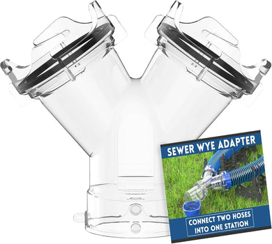 RV Sewer Hose Connector - Y Adapter
