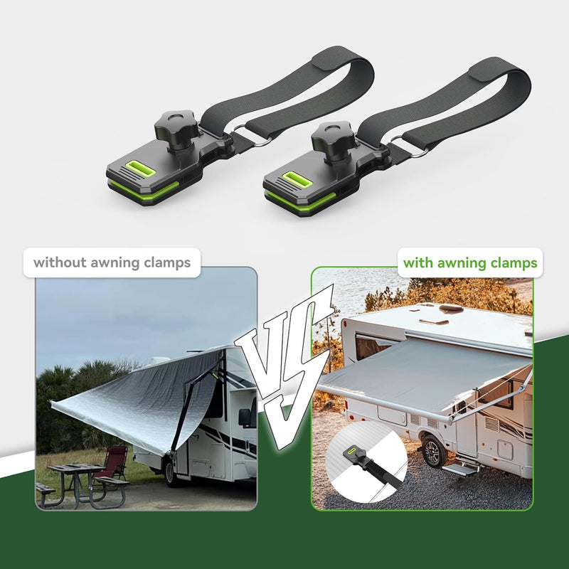 Load image into Gallery viewer, RV Awning Clamps 2 Pack
