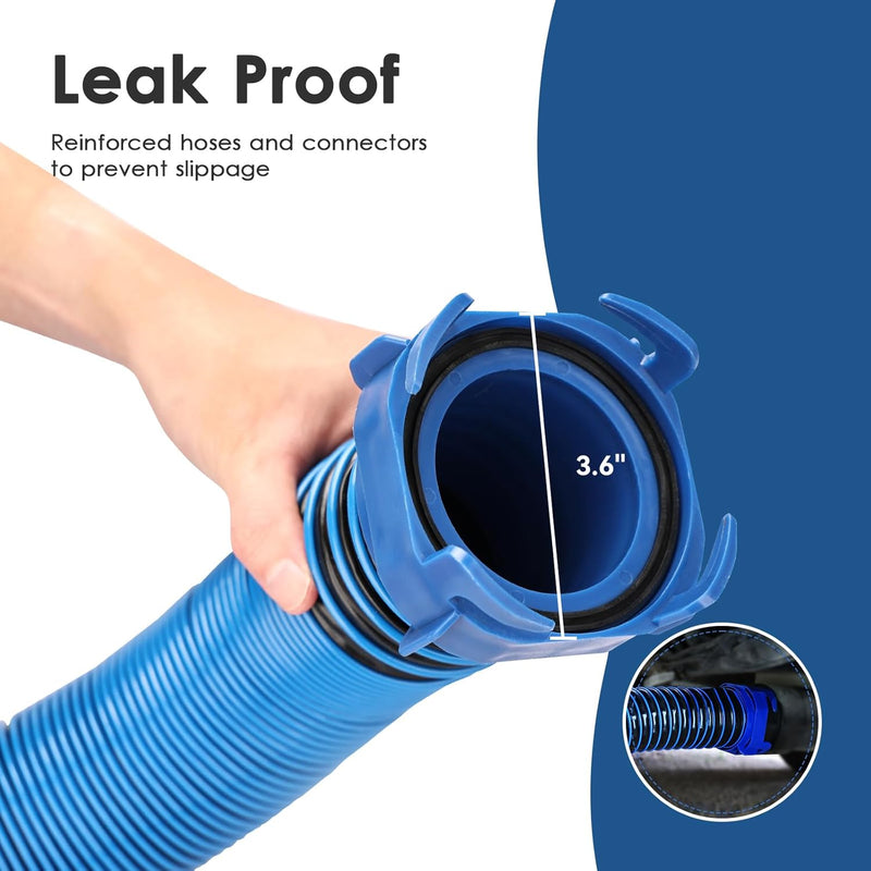 Load image into Gallery viewer, One-Piece RV Sewer Hose Kit - 20ft
